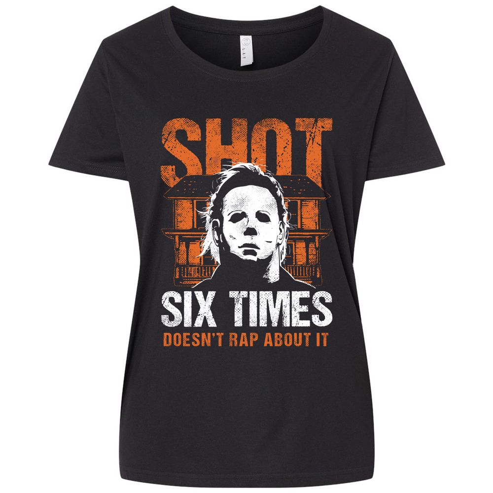 Ladies Curvy Jersey - ZNDUA4WU - Blended Black - 1