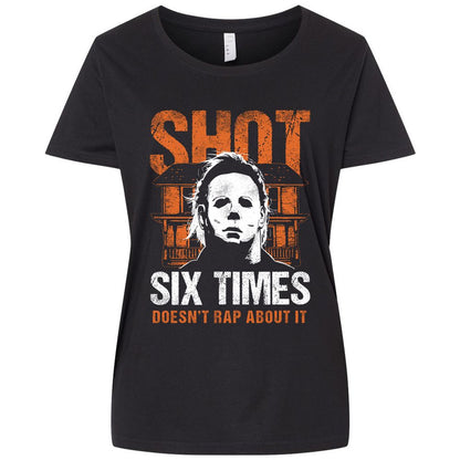 Ladies Curvy Jersey - ZNDUA4WU - Blended Black - 1