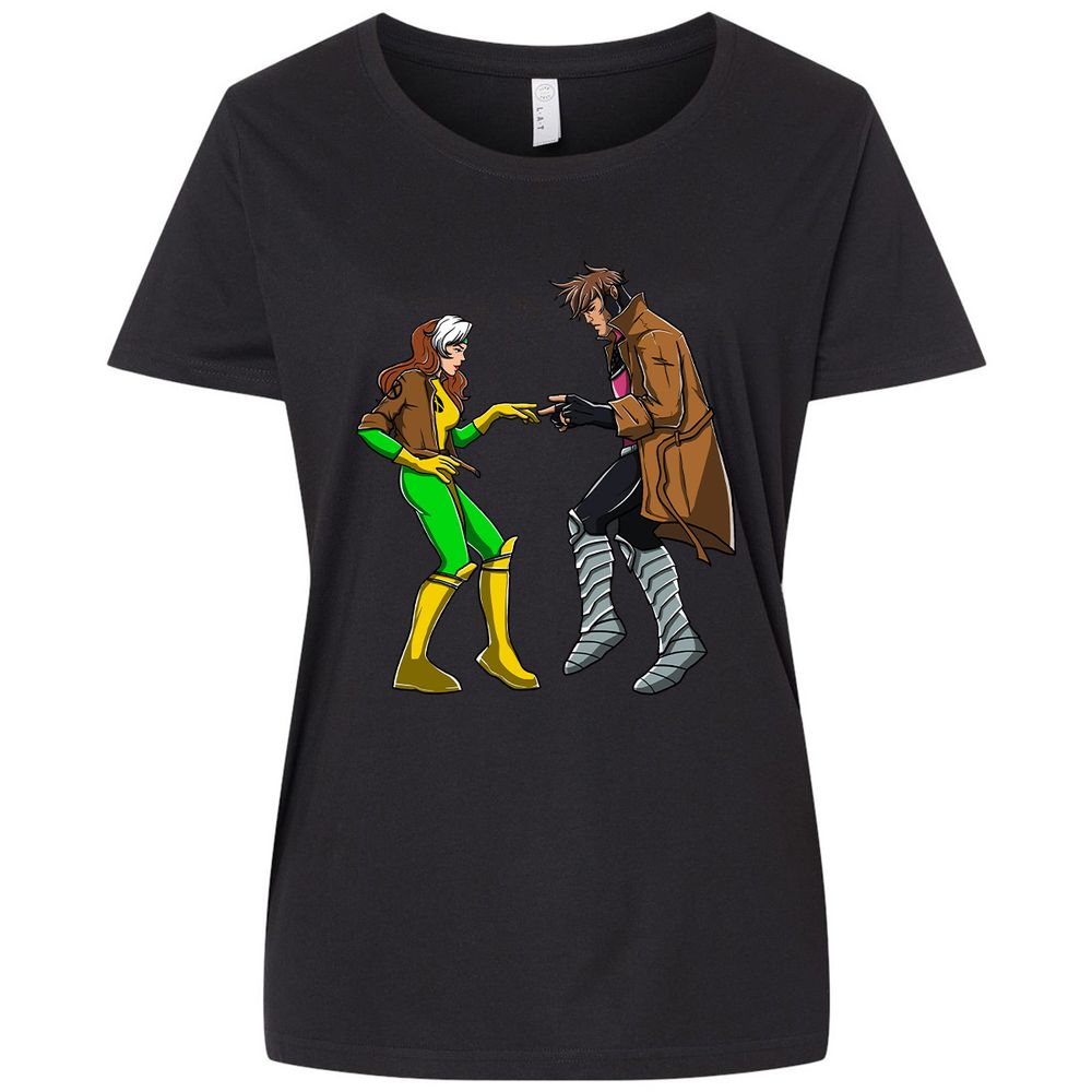 Ladies Curvy Jersey - MV5Z2LJX - Blended Black - 1