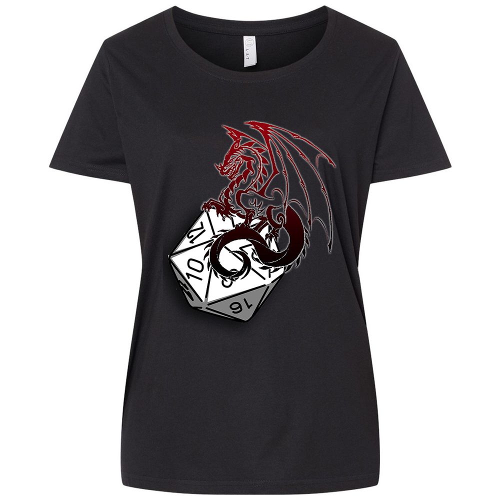 Ladies Curvy Jersey - 9HJ264P5 - Blended Black - 1