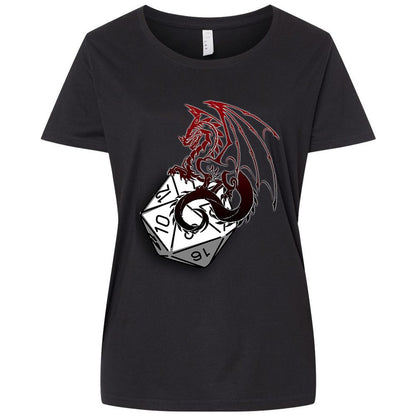 Ladies Curvy Jersey - 9HJ264P5 - Blended Black - 1