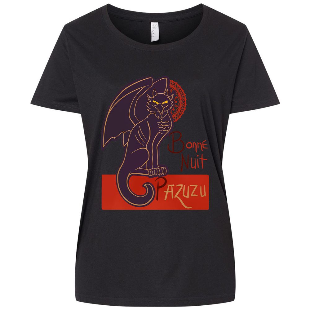 Ladies Curvy Jersey - Q5TMLKSP - Blended Black - 1