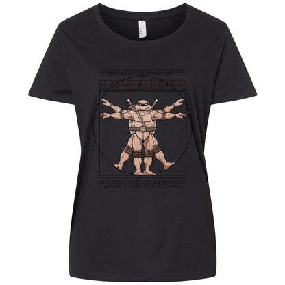 Ladies Curvy Jersey - 6PRD8VVT - Blended Black - 1