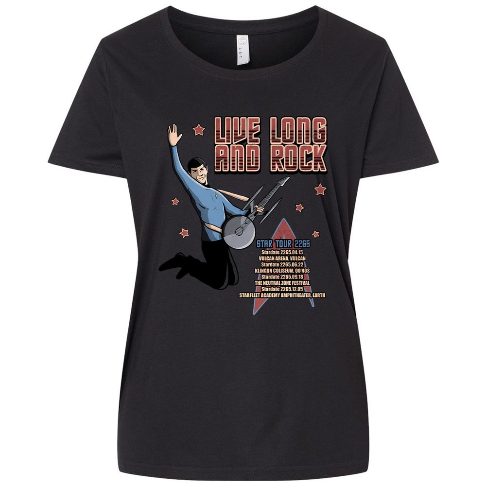 Ladies Curvy Jersey - 4NE1EP5L - Blended Black - 1