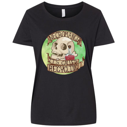 Ladies Curvy Jersey - YEZGVLVJ - Blended Black - 1