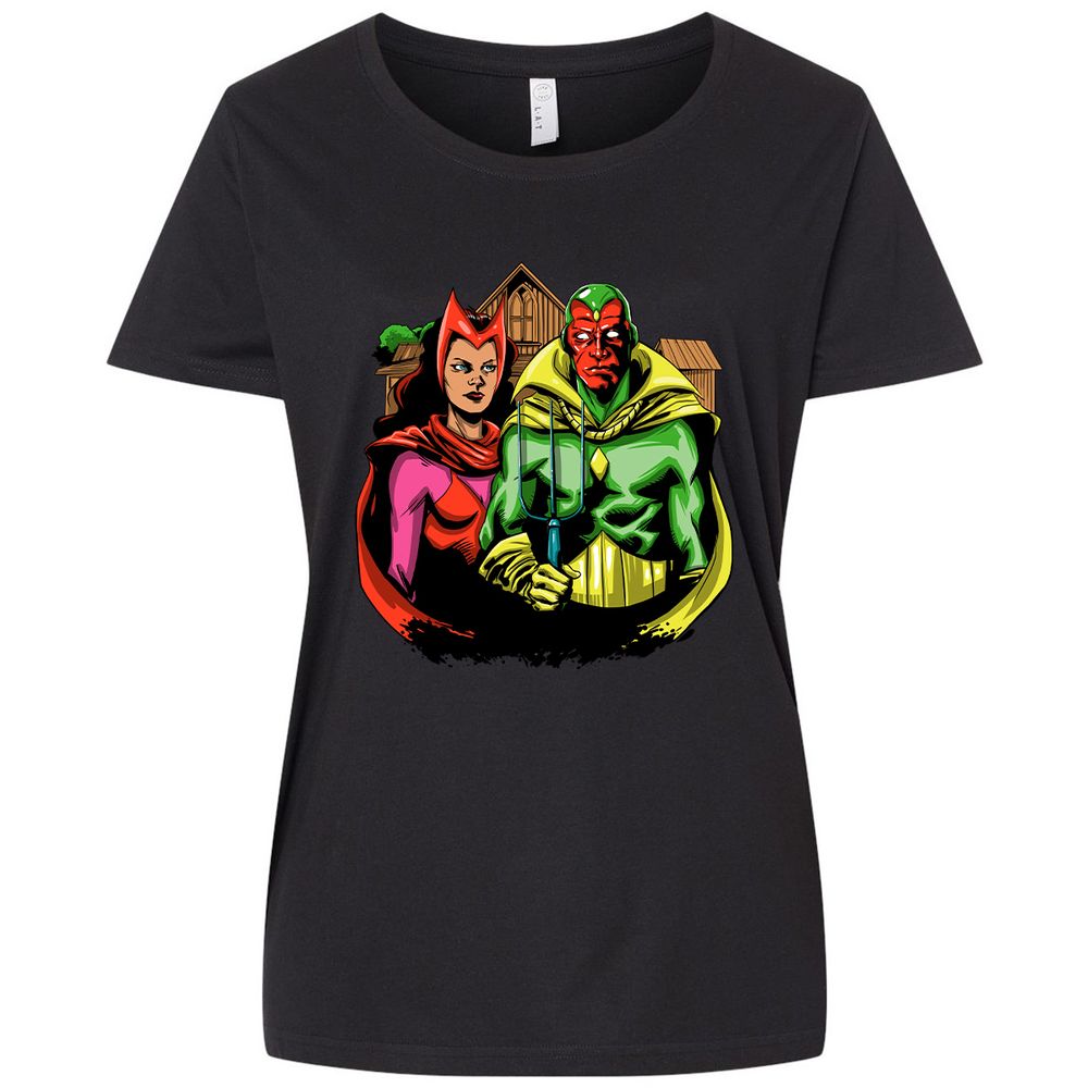 Ladies Curvy Jersey - L53TK7SD - Blended Black - 1