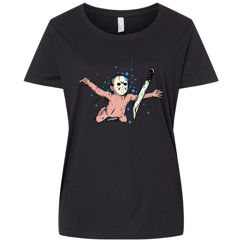 Ladies Curvy Jersey - VV2LHA8N - Blended Black - 1