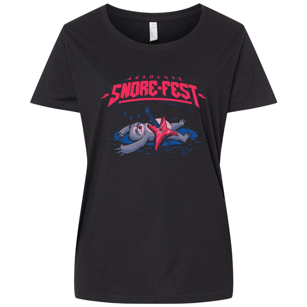 Ladies Curvy Jersey - 774KX6C4 - Blended Black - 1