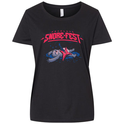 Ladies Curvy Jersey - 774KX6C4 - Blended Black - 1