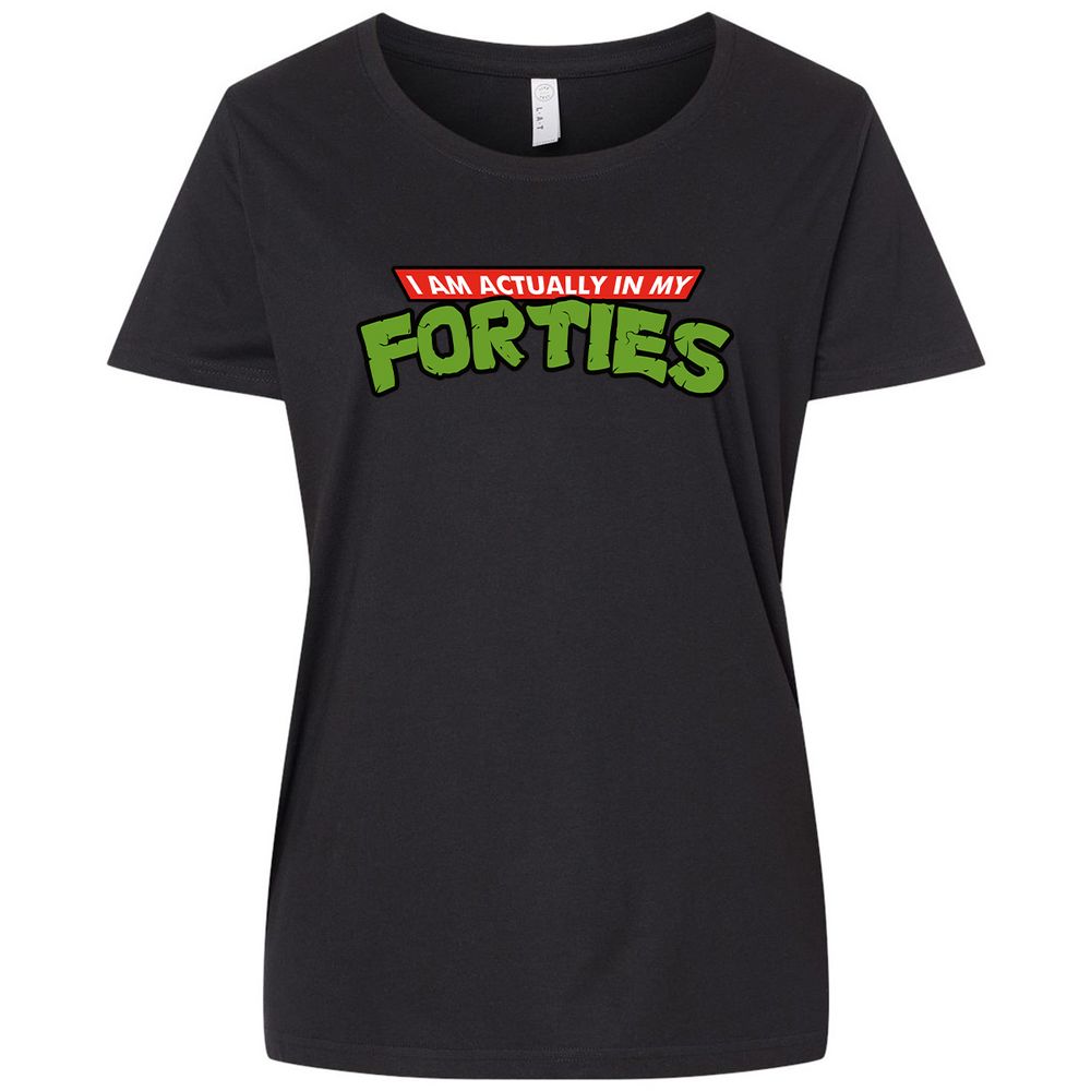 Ladies Curvy Jersey - 154MUB71 - Blended Black - 1