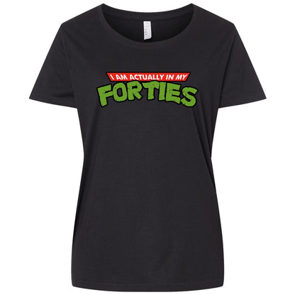 Ladies Curvy Jersey - 154MUB71 - Blended Black - 1