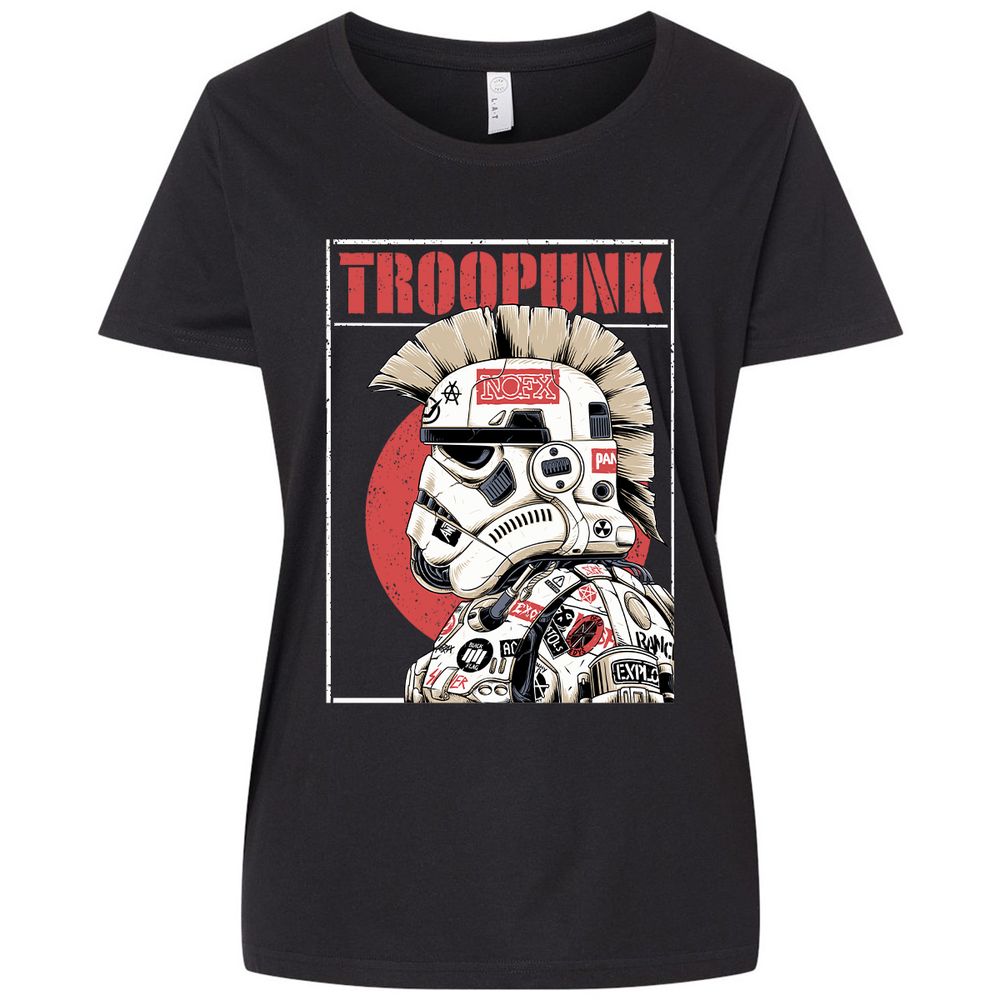 Ladies Curvy Jersey - JUJUX5DP - Blended Black - 1