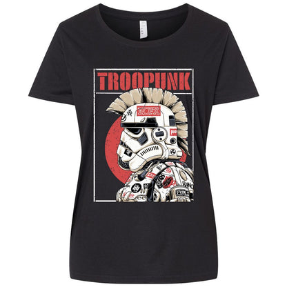 Ladies Curvy Jersey - JUJUX5DP - Blended Black - 1