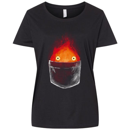 Ladies Curvy Jersey - DPAUFEY3 - Blended Black - 1