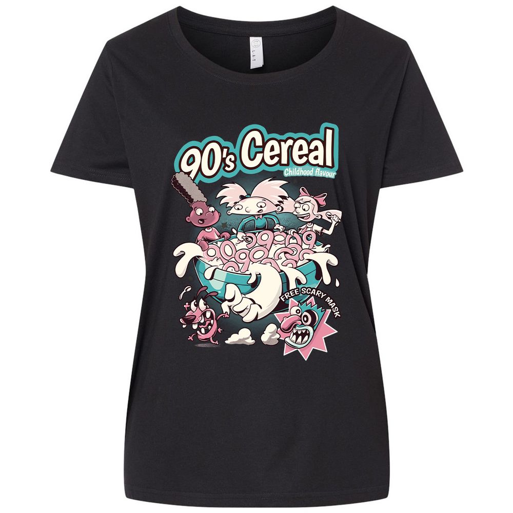 Ladies Curvy Jersey - ATH116UV - Blended Black - 1