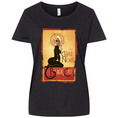 Ladies Curvy Jersey - HUX56ACY - Blended Black - 1