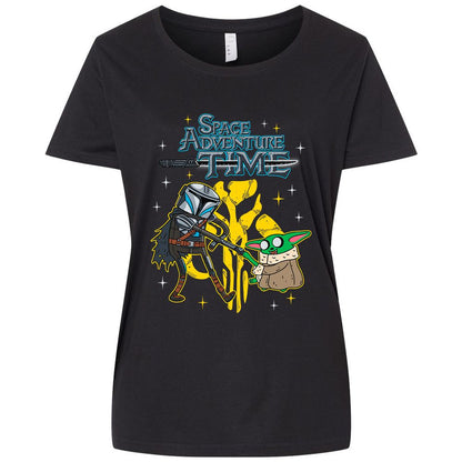 Ladies Curvy Jersey - ZFAGCHSQ - Blended Black - 1