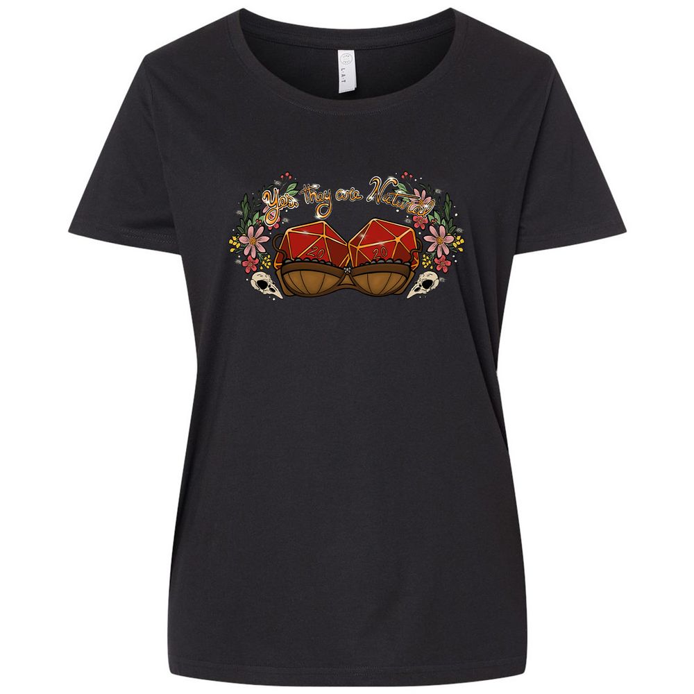 Ladies Curvy Jersey - A1S7LCDT - Blended Black - 1