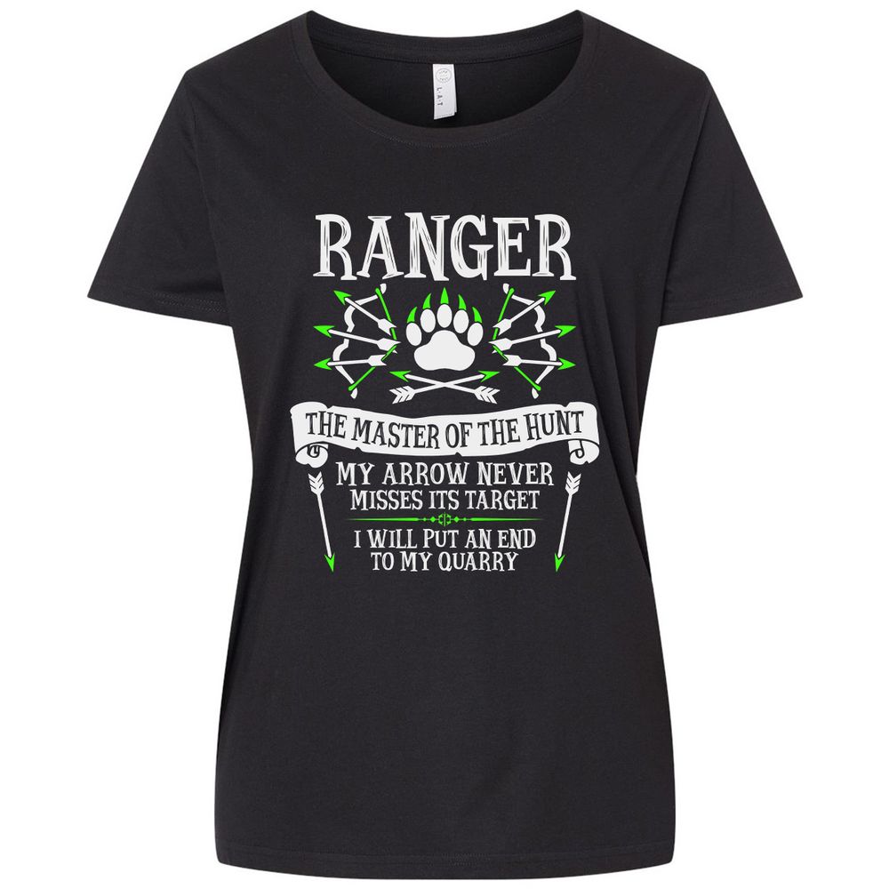 Ladies Curvy Jersey - 1B6K52UR - Blended Black - 1