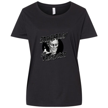 Ladies Curvy Jersey - AZF4AYTN - Blended Black - 1