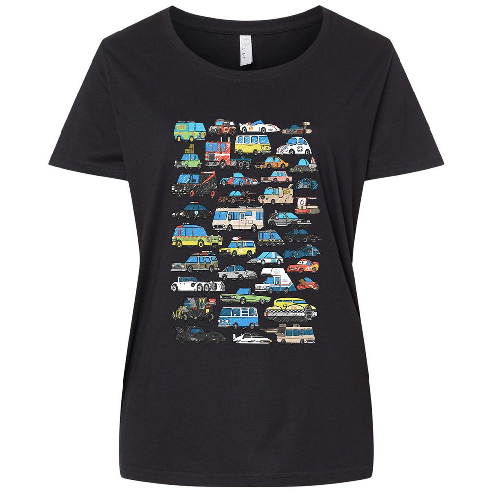 Ladies Curvy Jersey - ZN5178ZT - Blended Black - 1