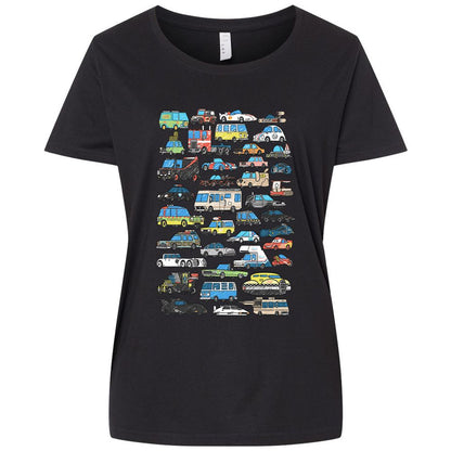 Ladies Curvy Jersey - ZN5178ZT - Blended Black - 1