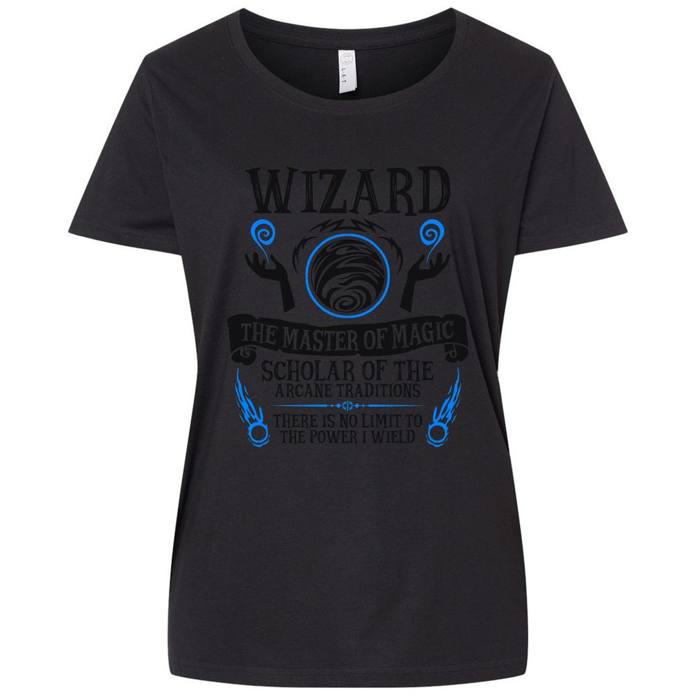 Ladies Curvy Jersey - RUMKXPNF - Blended Black - 1