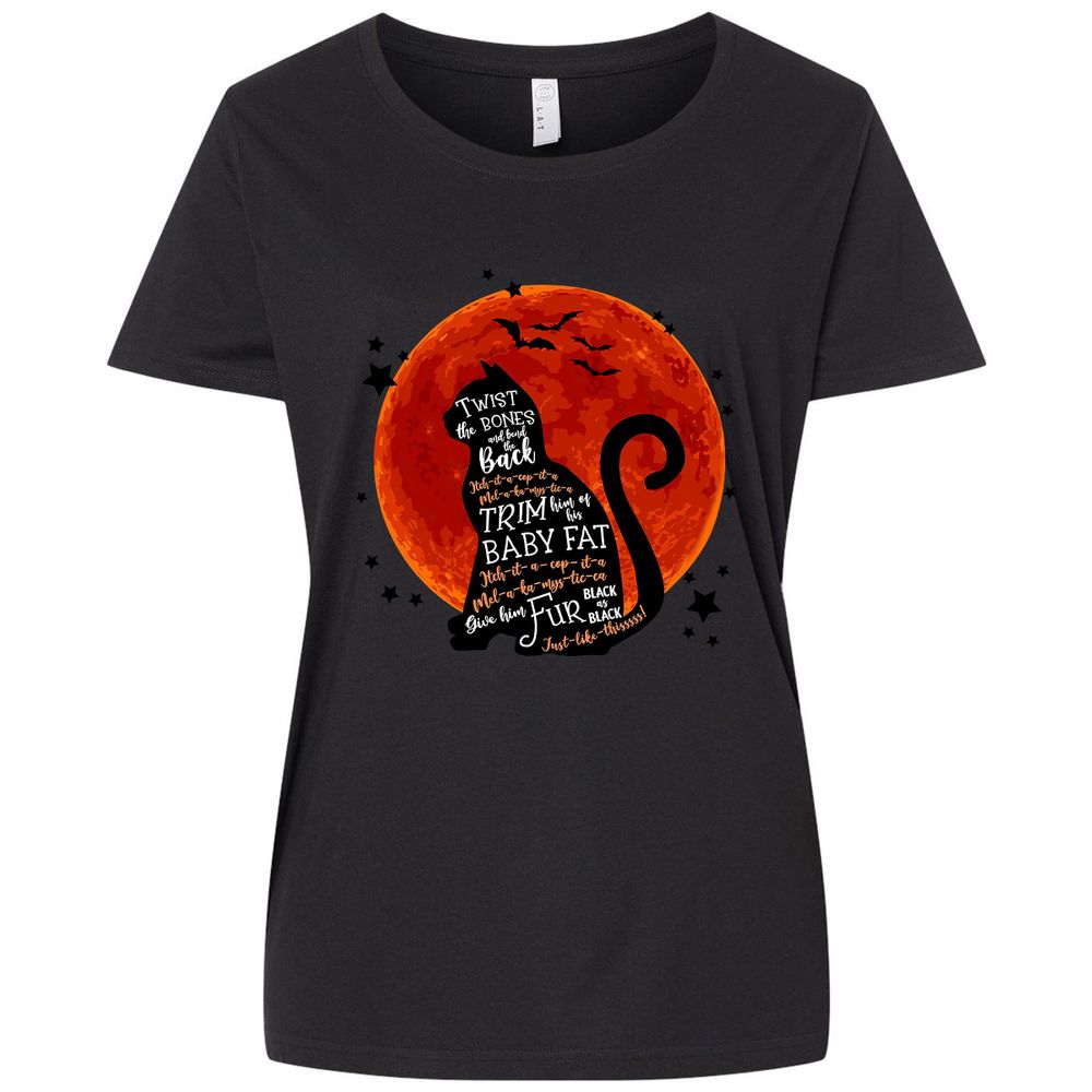 Ladies Curvy Jersey - 8HDFBYLM - Blended Black - 1