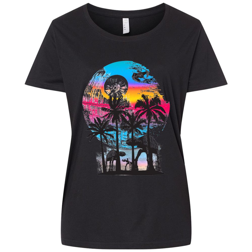 Ladies Curvy Jersey - LFVGDHQY - Blended Black - 1