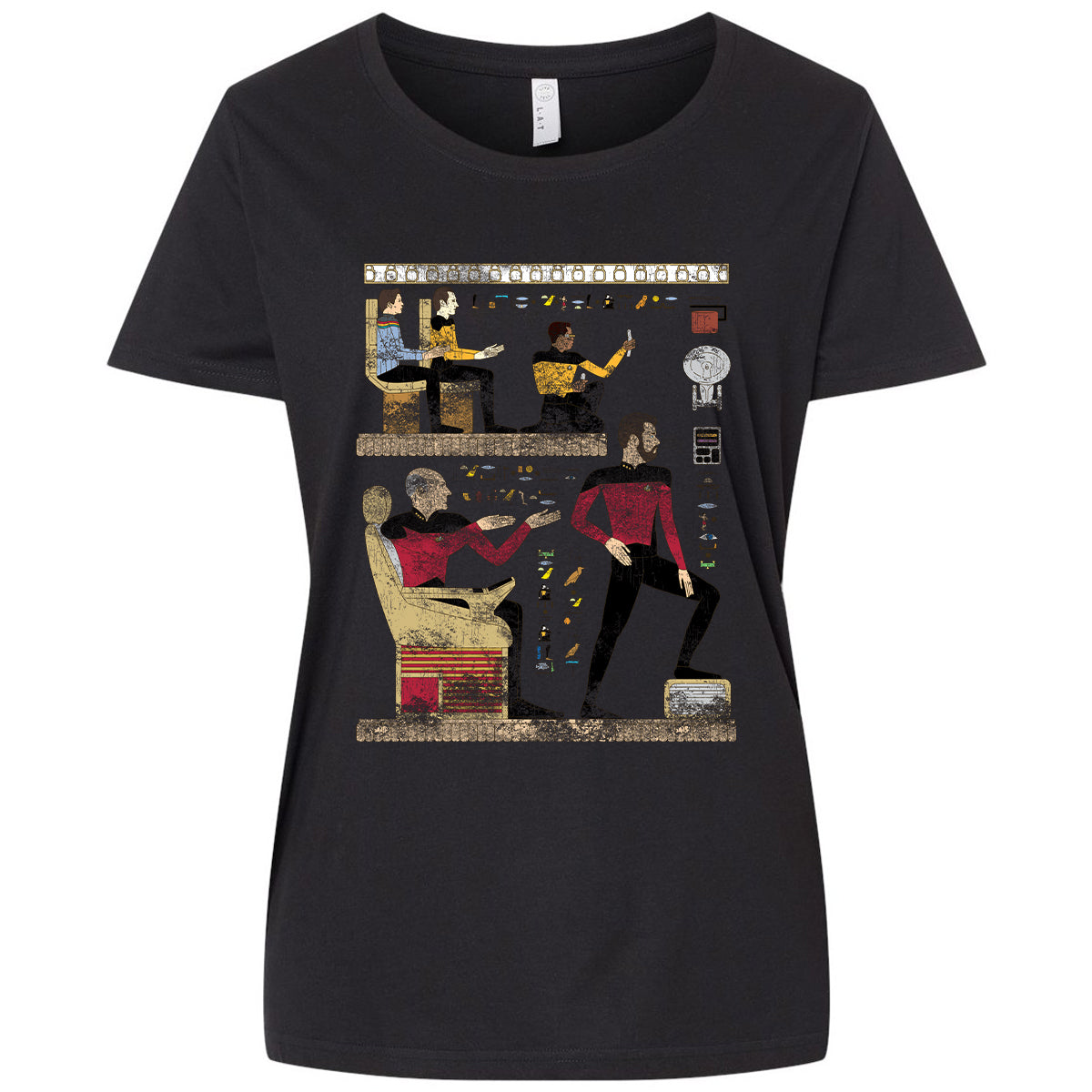 Ladies Curvy Jersey - 51KSX8RS - Blended Black - 1