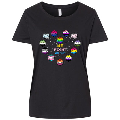 Ladies Curvy Jersey - 3VGZSR44 - Blended Black - 1