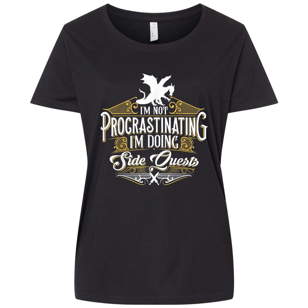 Ladies Curvy Jersey - GCGC33ZK - Blended Black - 1