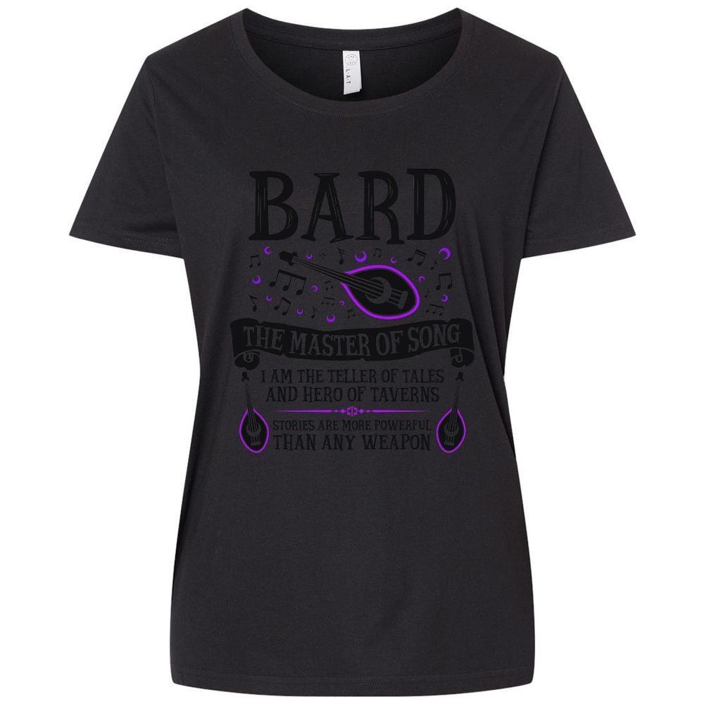 Ladies Curvy Jersey - SV1UA5KC - Blended Black - 1