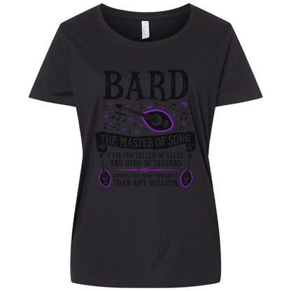 Ladies Curvy Jersey - SV1UA5KC - Blended Black - 1