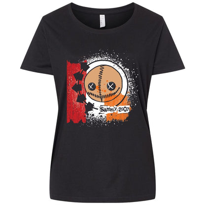 Ladies Curvy Jersey - LBCWBCR4 - Blended Black - 1