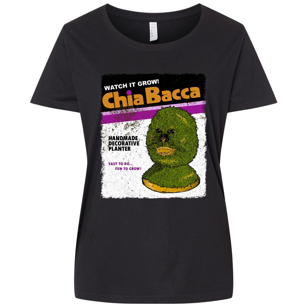 Ladies Curvy Jersey - 7V58BN48 - Blended Black - 1