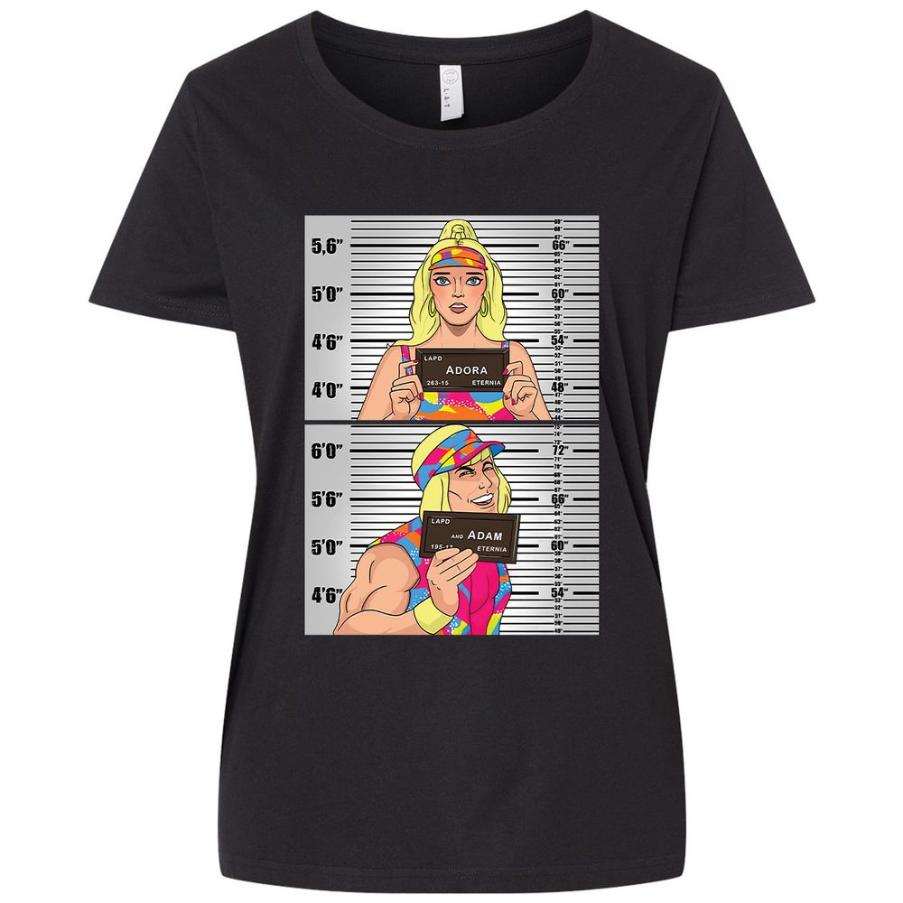 Ladies Curvy Jersey - M6A61WQ3 - Blended Black - 1