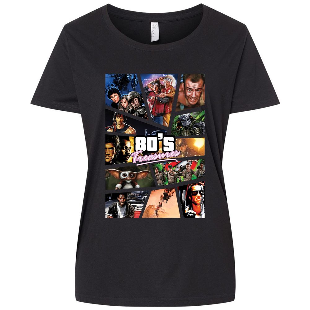 Ladies Curvy Jersey - 5SY5JAUF - Blended Black - 1