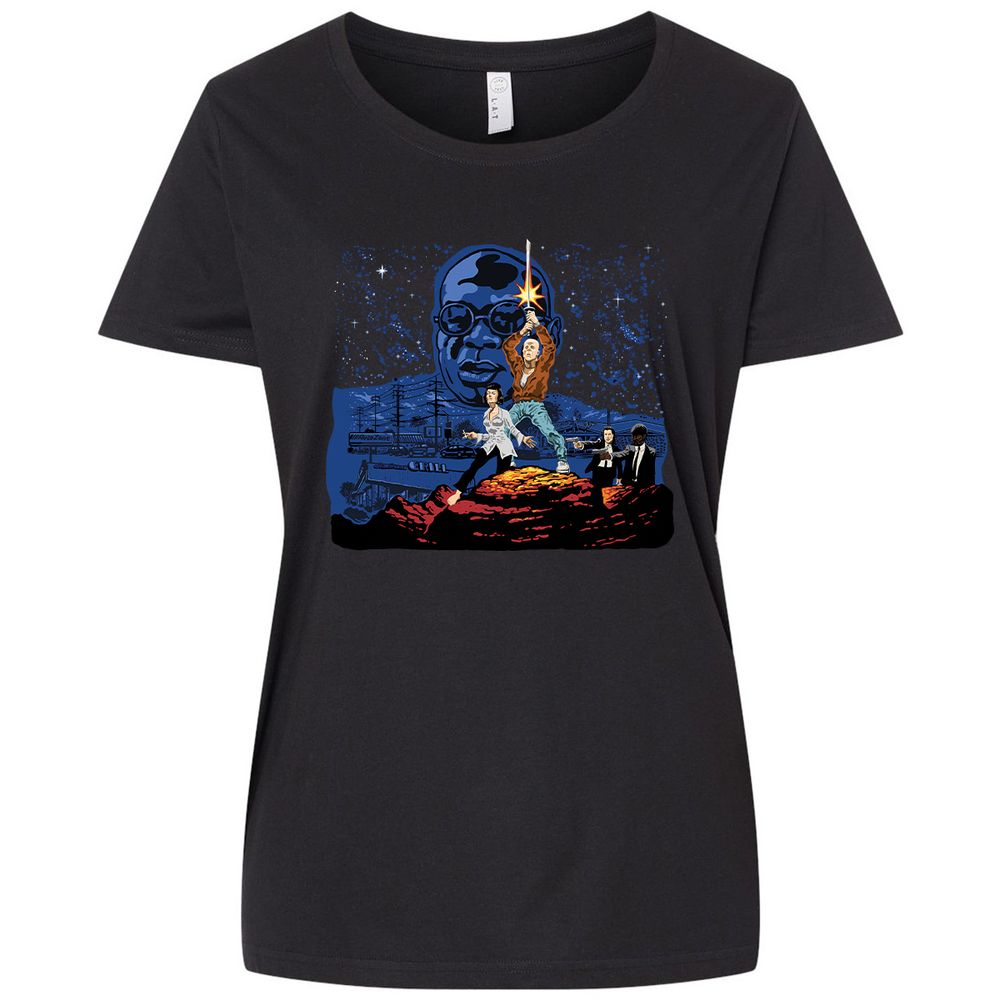 Ladies Curvy Jersey - 3N8DBLGC - Blended Black - 1