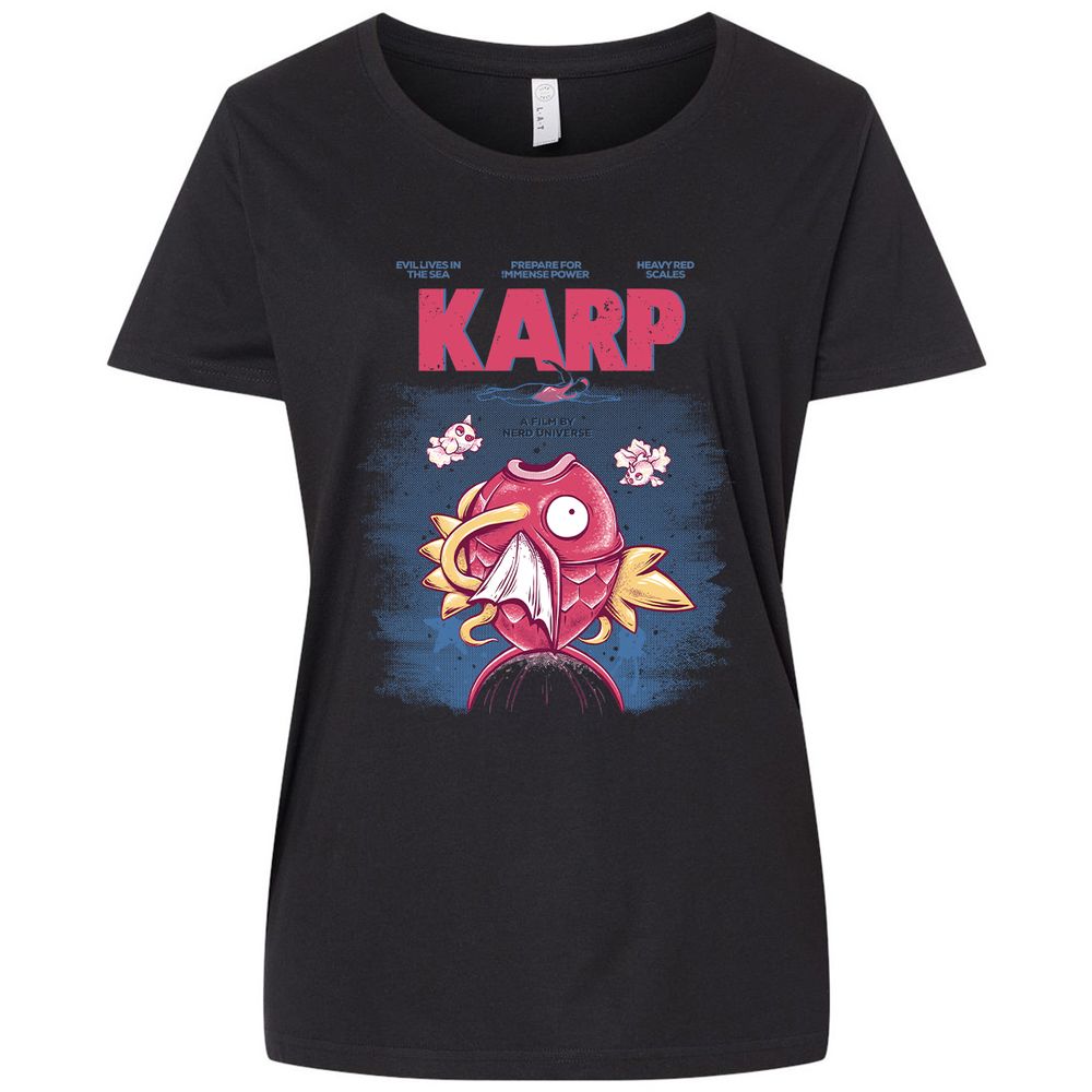 Ladies Curvy Jersey - JKG8WD6F - Blended Black - 1