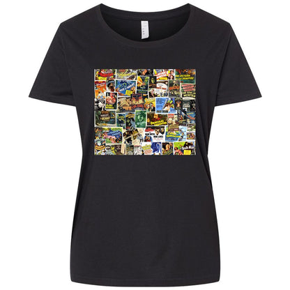 Ladies Curvy Jersey - CLCW9RL9 - Blended Black - 1