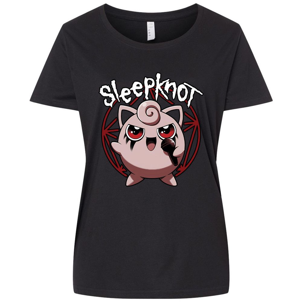 Ladies Curvy Jersey - JSAUVBV6 - Blended Black - 1