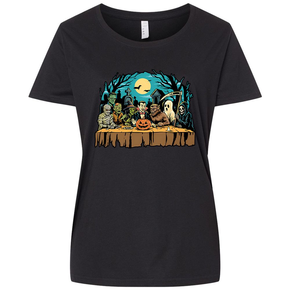 Ladies Curvy Jersey - WHCK8PGE - Blended Black - 1