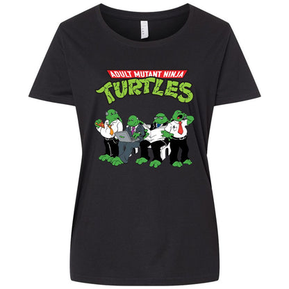 Ladies Curvy Jersey - 7YCZK5W6 - Blended Black - 1