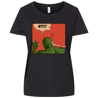 Ladies Curvy Jersey - 9TSV2NUZ - Blended Black - 1