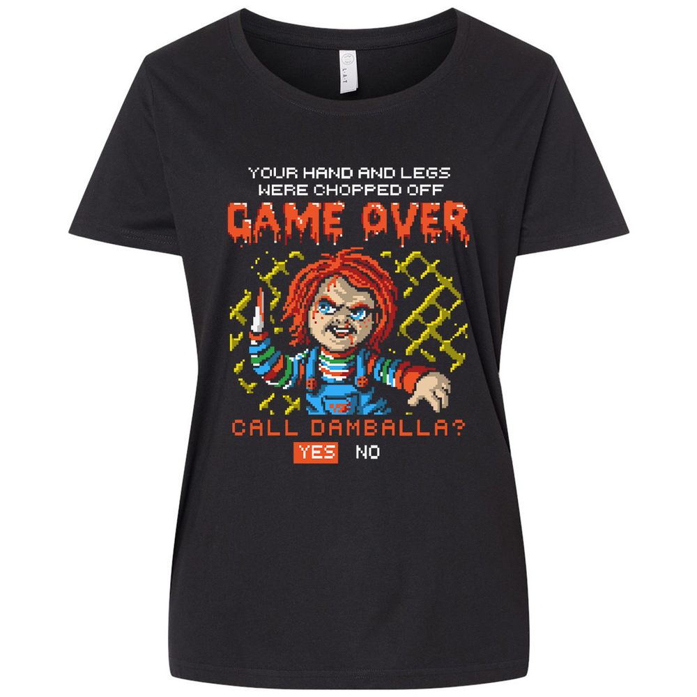 Ladies Curvy Jersey - XVLY3ZJB - Blended Black - 1