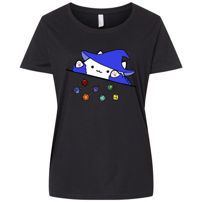 Ladies Curvy Jersey - 3BPM7FN6 - Blended Black - 1