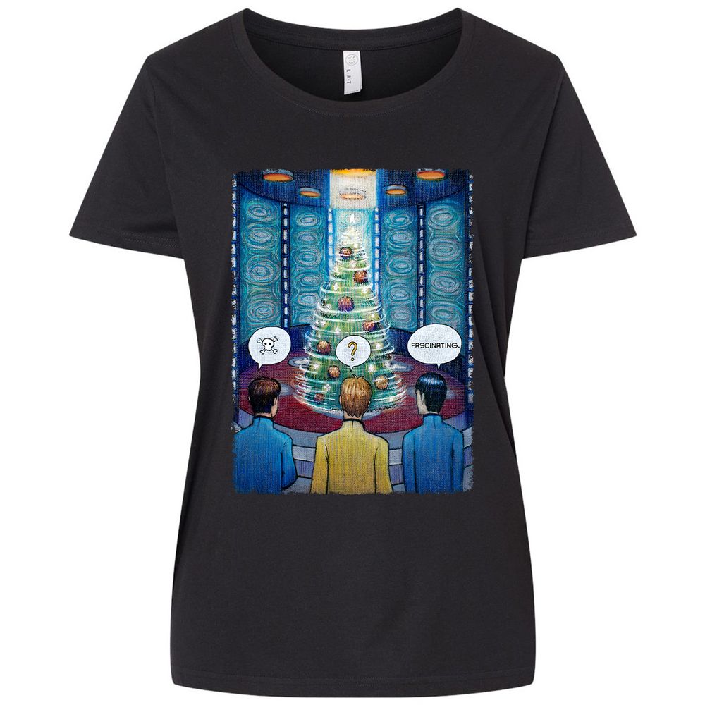 Ladies Curvy Jersey - JMAR821X - Blended Black - 1