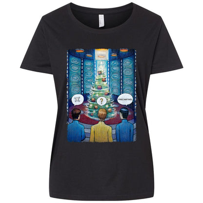 Ladies Curvy Jersey - JMAR821X - Blended Black - 1