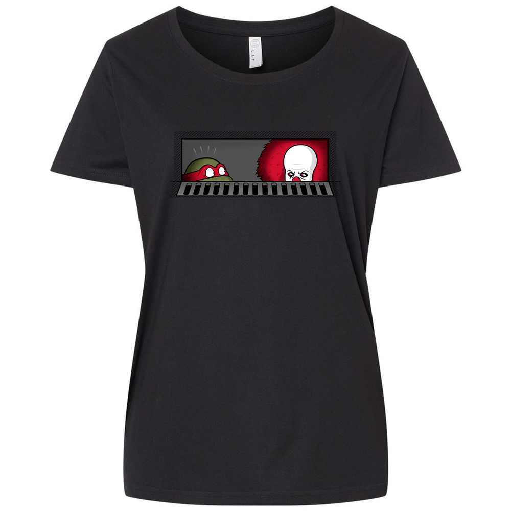 Ladies Curvy Jersey - PQZLRT2W - Blended Black - 1